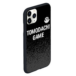 Чехол iPhone 11 Pro матовый Tomodachi Game glitch на темном фоне: символ сверх, цвет: 3D-черный — фото 2