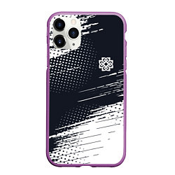Чехол iPhone 11 Pro матовый Breaking benjamin абстракция, цвет: 3D-фиолетовый