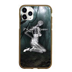 Чехол iPhone 11 Pro матовый F*ck your halloween!, цвет: 3D-коричневый