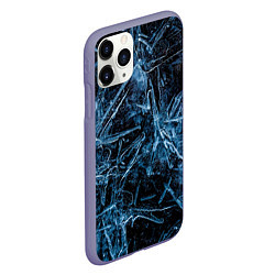 Чехол iPhone 11 Pro матовый Ледяная планета, цвет: 3D-серый — фото 2