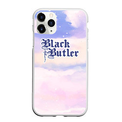 Чехол iPhone 11 Pro матовый Black Butler sky clouds, цвет: 3D-белый