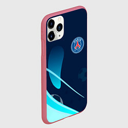 Чехол iPhone 11 Pro матовый Фк псж абстракция, цвет: 3D-малиновый — фото 2