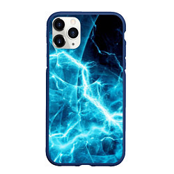 Чехол iPhone 11 Pro матовый Голубая облачность, цвет: 3D-тёмно-синий