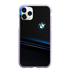 Чехол iPhone 11 Pro матовый Bmw abstraction, цвет: 3D-светло-сиреневый