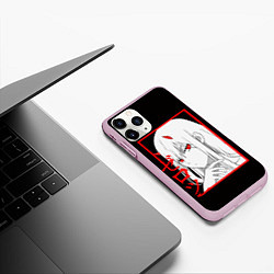 Чехол iPhone 11 Pro матовый Darling in the Franxx: 02, цвет: 3D-розовый — фото 2