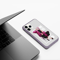 Чехол iPhone 11 Pro матовый Akashi Haruchiyo TR, цвет: 3D-серый — фото 2