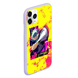 Чехол iPhone 11 Pro матовый Опасная Люси, цвет: 3D-светло-сиреневый — фото 2