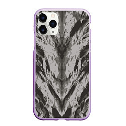 Чехол iPhone 11 Pro матовый Asgards rock, цвет: 3D-сиреневый