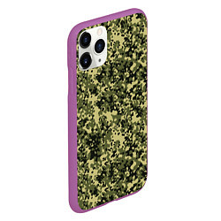 Чехол iPhone 11 Pro матовый Камуфляж Flecktarn Jeitai, цвет: 3D-фиолетовый — фото 2