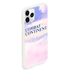 Чехол iPhone 11 Pro матовый Combat Continent sky clouds, цвет: 3D-белый — фото 2
