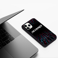 Чехол iPhone 11 Pro матовый CreepyPasta infinity, цвет: 3D-черный — фото 2
