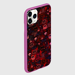 Чехол iPhone 11 Pro матовый Плюшевые вестники ночи, цвет: 3D-фиолетовый — фото 2