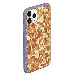 Чехол iPhone 11 Pro матовый Камуфляж Italian Desert, цвет: 3D-серый — фото 2