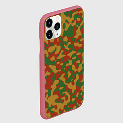 Чехол iPhone 11 Pro матовый Камуфляж WW2 German, цвет: 3D-малиновый — фото 2