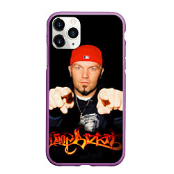 Чехол iPhone 11 Pro матовый Limp Bizkit, цвет: 3D-фиолетовый