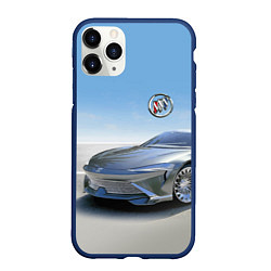 Чехол iPhone 11 Pro матовый Buick concept в пустыне, цвет: 3D-тёмно-синий