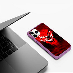 Чехол iPhone 11 Pro матовый SHADOW FIEND PHONK ZXC, цвет: 3D-фиолетовый — фото 2