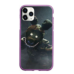 Чехол iPhone 11 Pro матовый Спрингтрап, цвет: 3D-фиолетовый