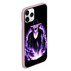 Чехол iPhone 11 Pro матовый The phenom undertaker, цвет: 3D-розовый — фото 2