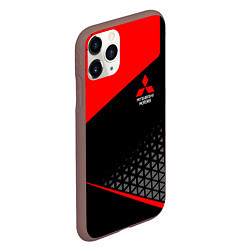 Чехол iPhone 11 Pro матовый Mitsubishi - Sportwear, цвет: 3D-коричневый — фото 2