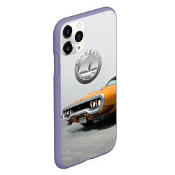 Чехол iPhone 11 Pro матовый Рыжая бестия - Plymouth Satellite 1971 года, цвет: 3D-серый — фото 2