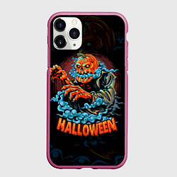 Чехол iPhone 11 Pro матовый Жуткий Хэллоуин Halloween