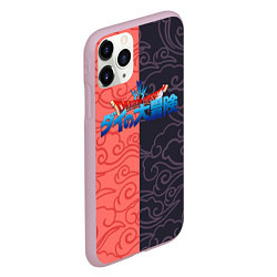 Чехол iPhone 11 Pro матовый Dragon Quest asian pattern, цвет: 3D-розовый — фото 2