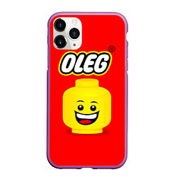 Чехол iPhone 11 Pro матовый Олег Lego, цвет: 3D-фиолетовый