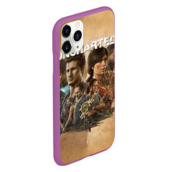 Чехол iPhone 11 Pro матовый Uncharted: Legacy of Thieves Collection, цвет: 3D-фиолетовый — фото 2