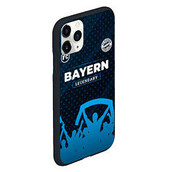 Чехол iPhone 11 Pro матовый Bayern legendary форма фанатов, цвет: 3D-черный — фото 2