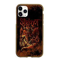 Чехол iPhone 11 Pro матовый Slipknot Dragon, цвет: 3D-коричневый