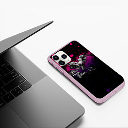 Чехол iPhone 11 Pro матовый Three Days Grace stork, цвет: 3D-розовый — фото 2