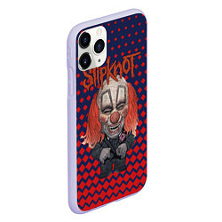 Чехол iPhone 11 Pro матовый Slipknot clown, цвет: 3D-светло-сиреневый — фото 2