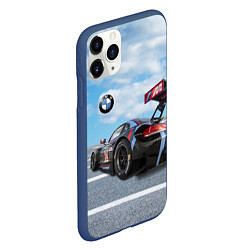 Чехол iPhone 11 Pro матовый BMW racing team - Motorsport - M Performance, цвет: 3D-тёмно-синий — фото 2