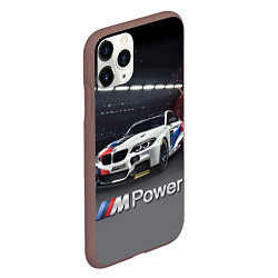 Чехол iPhone 11 Pro матовый BMW M 240 i Racing - Motorsport - M Power, цвет: 3D-коричневый — фото 2