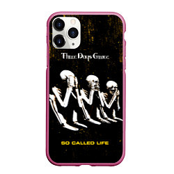 Чехол iPhone 11 Pro матовый So Called Life - Three Days Grace, цвет: 3D-малиновый