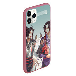 Чехол iPhone 11 Pro матовый Wangji and Wuxian - Mo Dao Zu Shi, цвет: 3D-малиновый — фото 2