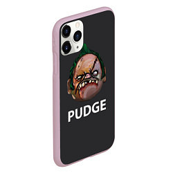 Чехол iPhone 11 Pro матовый Пудж дота 2, цвет: 3D-розовый — фото 2