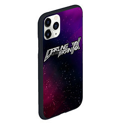 Чехол iPhone 11 Pro матовый Darling in the FranXX gradient space, цвет: 3D-черный — фото 2