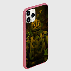 Чехол iPhone 11 Pro матовый Спрингтрaп, цвет: 3D-малиновый — фото 2