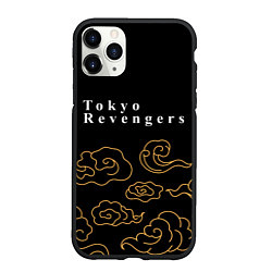 Чехол iPhone 11 Pro матовый Tokyo Revengers anime clouds