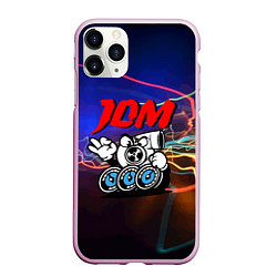 Чехол iPhone 11 Pro матовый JDM style - engine - gesture, цвет: 3D-розовый