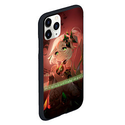 Чехол iPhone 11 Pro матовый Нахида из Genshin Impact, цвет: 3D-черный — фото 2