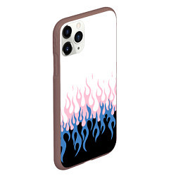 Чехол iPhone 11 Pro матовый Ледяное пламя, цвет: 3D-коричневый — фото 2