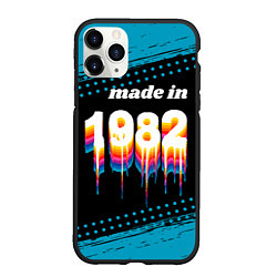 Чехол iPhone 11 Pro матовый Made in 1982: liquid art, цвет: 3D-черный