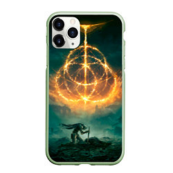 Чехол iPhone 11 Pro матовый Elden Ring, цвет: 3D-салатовый