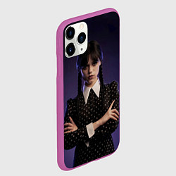 Чехол iPhone 11 Pro матовый Wednesday: Violet Light, цвет: 3D-фиолетовый — фото 2
