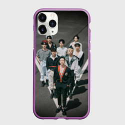 Чехол iPhone 11 Pro матовый Stray Kids Maxident harbor, цвет: 3D-фиолетовый