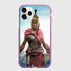 Чехол iPhone 11 Pro матовый Кассандра, цвет: 3D-фиолетовый