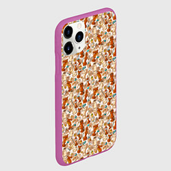 Чехол iPhone 11 Pro матовый Шахматная битва, цвет: 3D-фиолетовый — фото 2